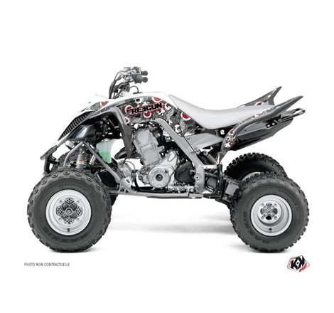 Kit Déco Quad Freegun Eyed Yamaha 700 Raptor Rouge (2013-2023)