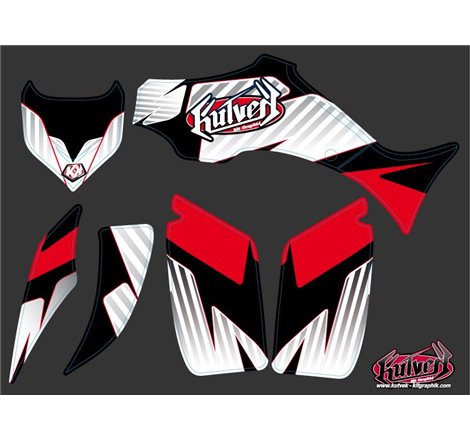 Kit Déco Quad Factory Yamaha 350-450 Wolverine Rouge (2006-2009)