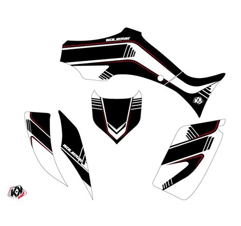 Kit Déco Quad Corporate Yamaha 350-450 Wolverine Noir (2006-2009)