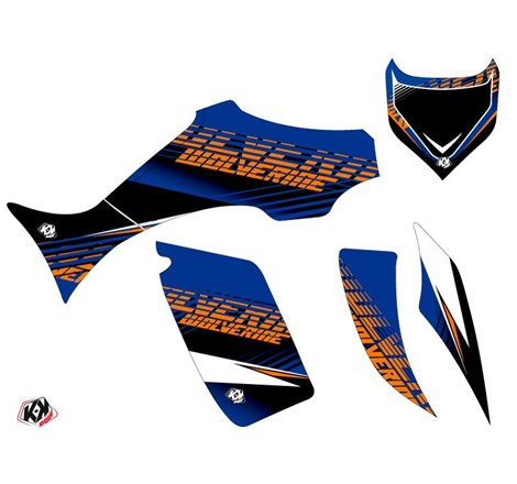 Kit Déco Quad Flow Yamaha 350-450 Wolverine Orange (2006-2009)