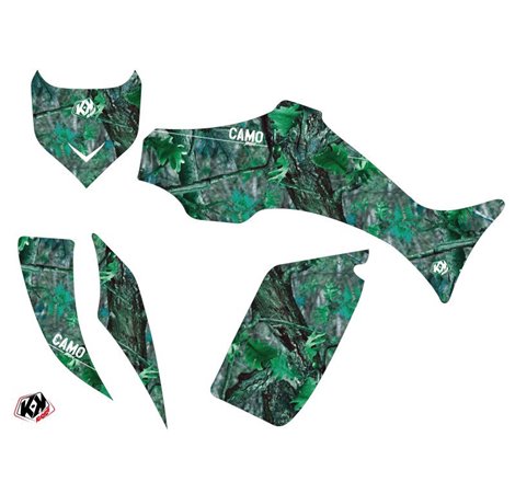 Kit Déco Quad Camo Yamaha 350-450 Wolverine Vert (2006-2009)
