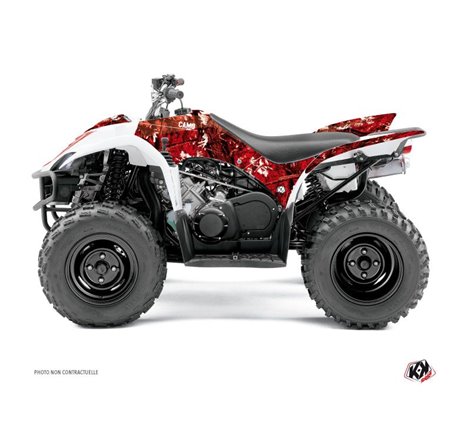 Kit Déco Quad Camo Yamaha 350-450 Wolverine Rouge (2006-2009)
