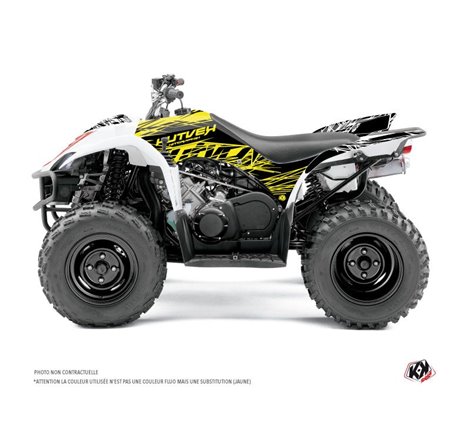 Kit Déco Quad Eraser Fluo Yamaha 350-450 Wolverine Jaune (2006-2009)