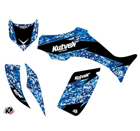 Kit Déco Quad Predator Yamaha 350-450 Wolverine Bleu (2006-2009)