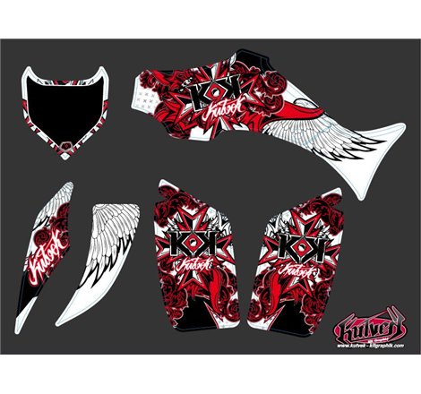Kit Déco Quad Demon Yamaha 350-450 Wolverine Rouge (2006-2009)