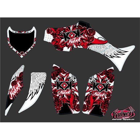 Kit Déco Quad Demon Yamaha 350-450 Wolverine Rouge (2006-2009)