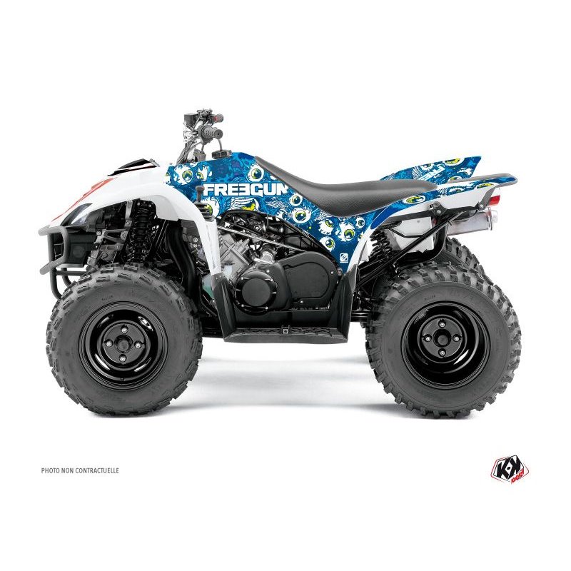 Kit Déco Quad Freegun Eyed Yamaha 350-450 Wolverine Bleu (2006-2009)