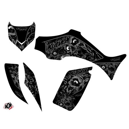 Kit Déco Quad Zombies Dark Yamaha 350-450 Wolverine Noir (2006-2009)