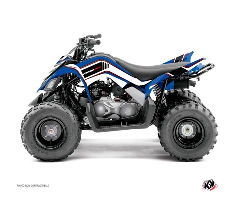 Kit Déco Quad Corporate Yamaha 90 Raptor Bleu (2009-2023)