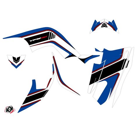 Kit Déco Quad Corporate Yamaha 90 Raptor Bleu (2009-2023)