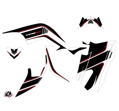 Kit Déco Quad Corporate Yamaha 90 Raptor Noir (2009-2023)