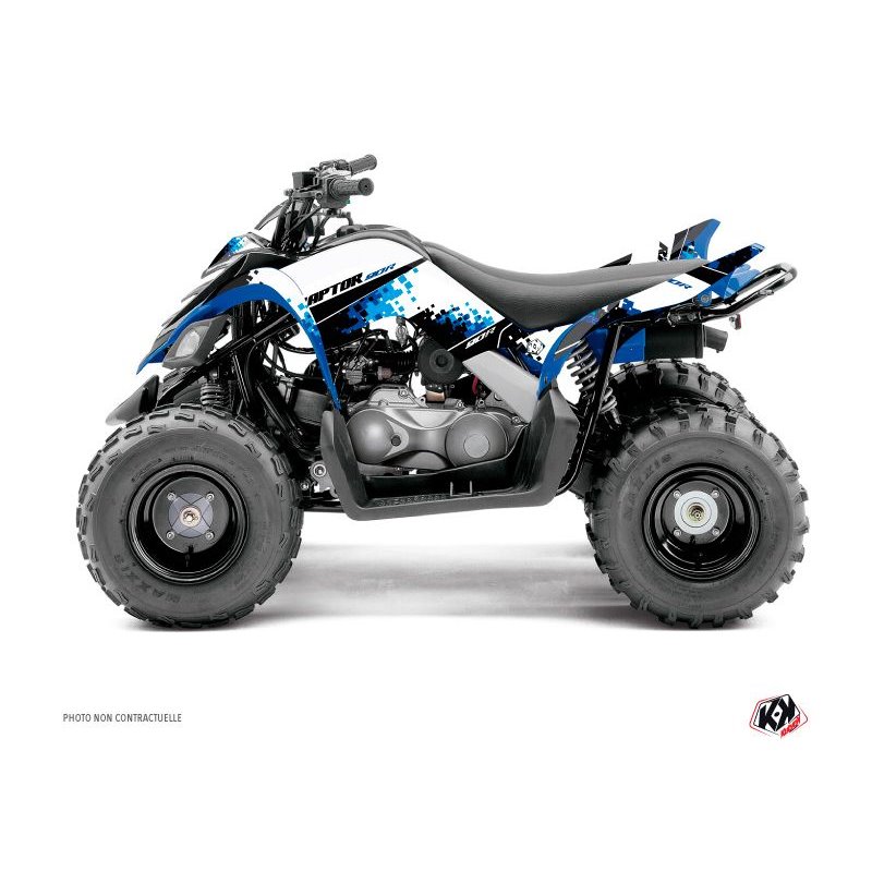 Kit Déco Quad Hangtown Yamaha 90 Raptor Bleu (2009-2023)