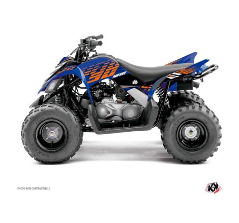 Kit Déco Quad Flow Yamaha 90 Raptor Orange (2009-2023)