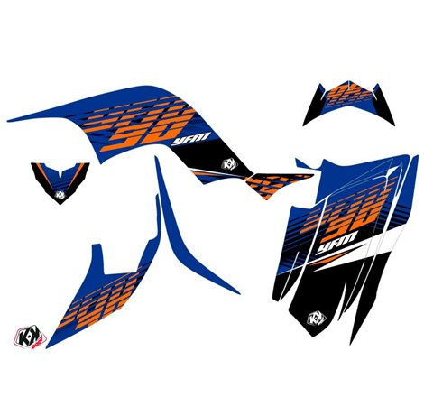 Kit Déco Quad Flow Yamaha 90 Raptor Orange (2009-2023)