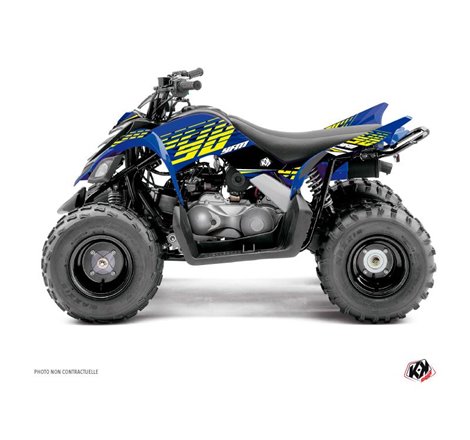 Kit Déco Quad Flow Yamaha 90 Raptor Jaune (2009-2023)