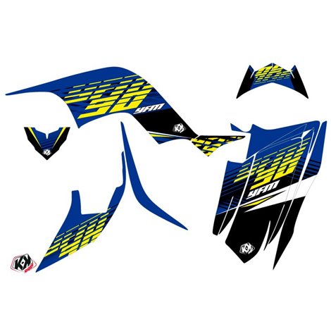Kit Déco Quad Flow Yamaha 90 Raptor Jaune (2009-2023)