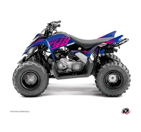 Kit Déco Quad Flow Yamaha 90 Raptor Rose (2009-2023)