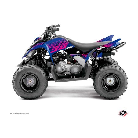 Kit Déco Quad Flow Yamaha 90 Raptor Rose (2009-2023)