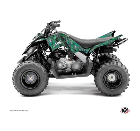 Kit Déco Quad Camo Yamaha 90 Raptor Vert (2009-2023)