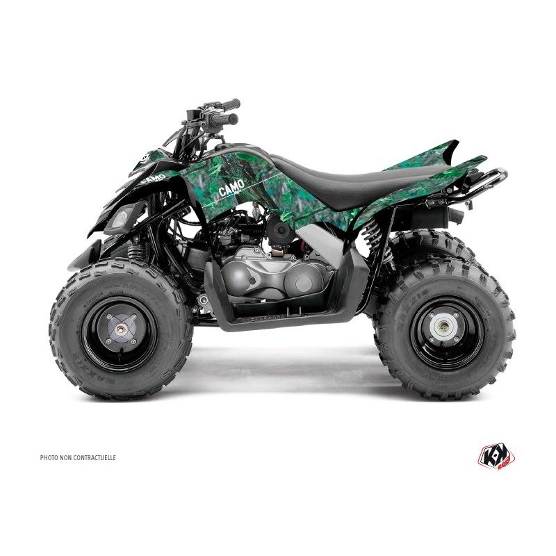 Kit Déco Quad Camo Yamaha 90 Raptor Vert (2009-2023)
