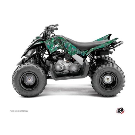 Kit Déco Quad Camo Yamaha 90 Raptor Vert (2009-2023)