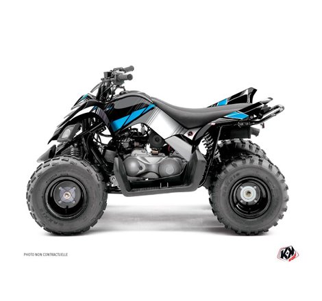 Kit Déco Quad Stripe Yamaha 90 Raptor Noir (2009-2023)