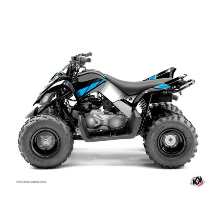 Kit Déco Quad Stripe Yamaha 90 Raptor Noir (2009-2023)