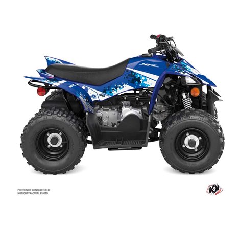Kit Déco Quad Hangtown Yamaha 50 YFZ Bleu (2016-2023)