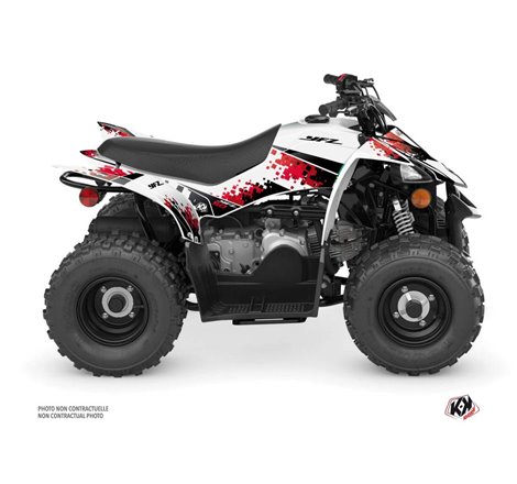 Kit Déco Quad Hangtown Yamaha 50 YFZ Rouge (2016-2023)