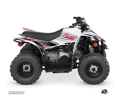 Kit Déco Quad Flow Yamaha 50 YFZ Rouge (2016-2023)