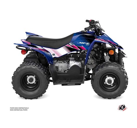 Kit Déco Quad Stripe Yamaha 50 YFZ Rose (2016-2023)