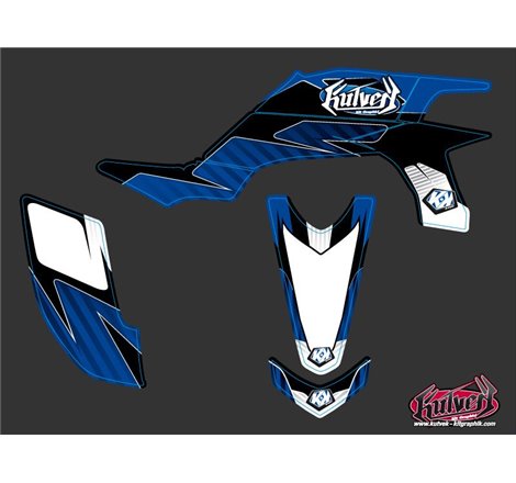 Kit Déco Quad Factory Yamaha 450 YFZ Bleu (2004-2009)