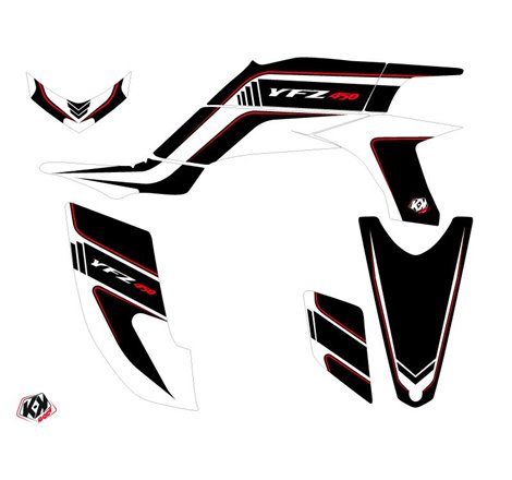 Kit Déco Quad Corporate Yamaha 450 YFZ Noir (2004-2009)