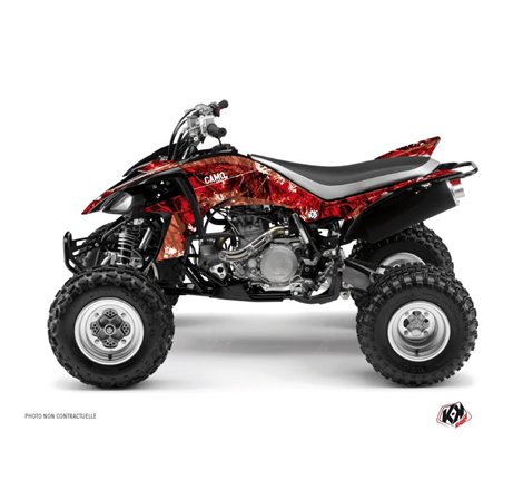 Kit Déco Quad Camo Yamaha 450 YFZ Rouge (2004-2009)