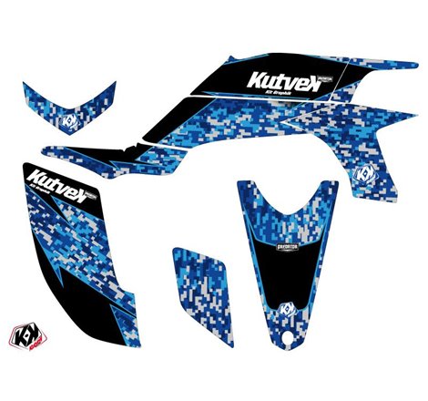 Kit Déco Quad Predator Yamaha 450 YFZ Bleu (2004-2009)