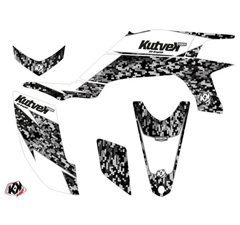 Kit Déco Quad Predator Yamaha 450 YFZ Blanc (2004-2009)