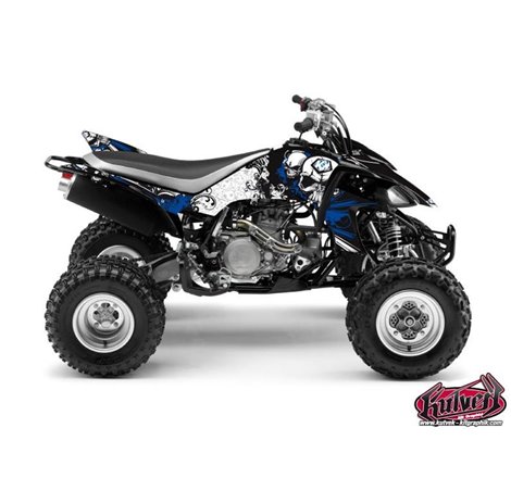 Kit Déco Quad Trash Yamaha 450 YFZ Noir Bleu (2004-2009)