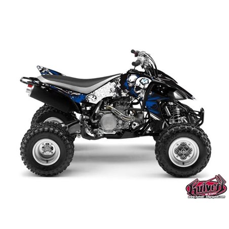 Kit Déco Quad Trash Yamaha 450 YFZ Noir Bleu (2004-2009)