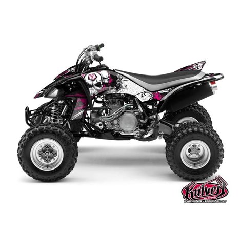 Kit Déco Quad Trash Yamaha 450 YFZ Noir Rose (2004-2009)