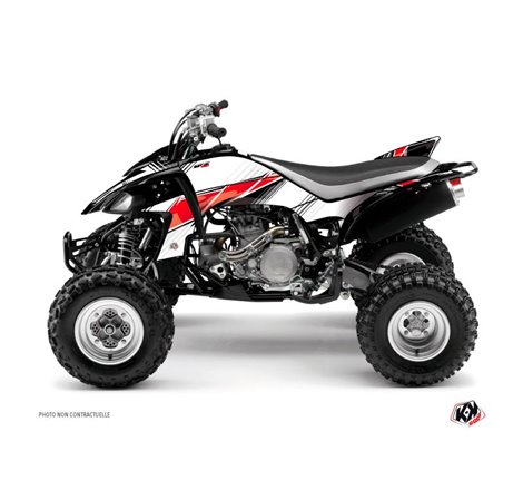 Kit Déco Quad Stripe Yamaha 450 YFZ Rouge (2004-2009)