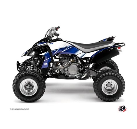 Kit Déco Quad Stripe Yamaha 450 YFZ Bleu Nuit (2004-2009)