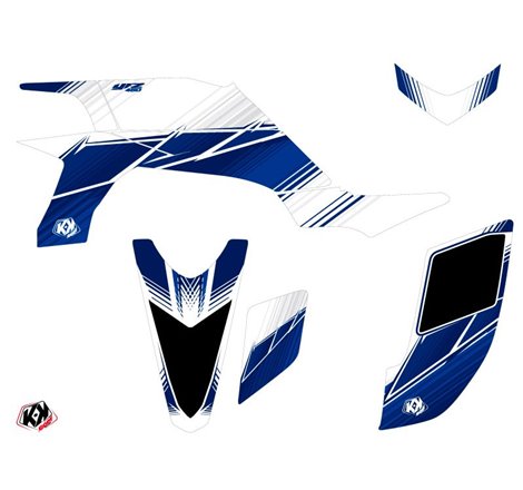 Kit Déco Quad Stripe Yamaha 450 YFZ Bleu Nuit (2004-2009)