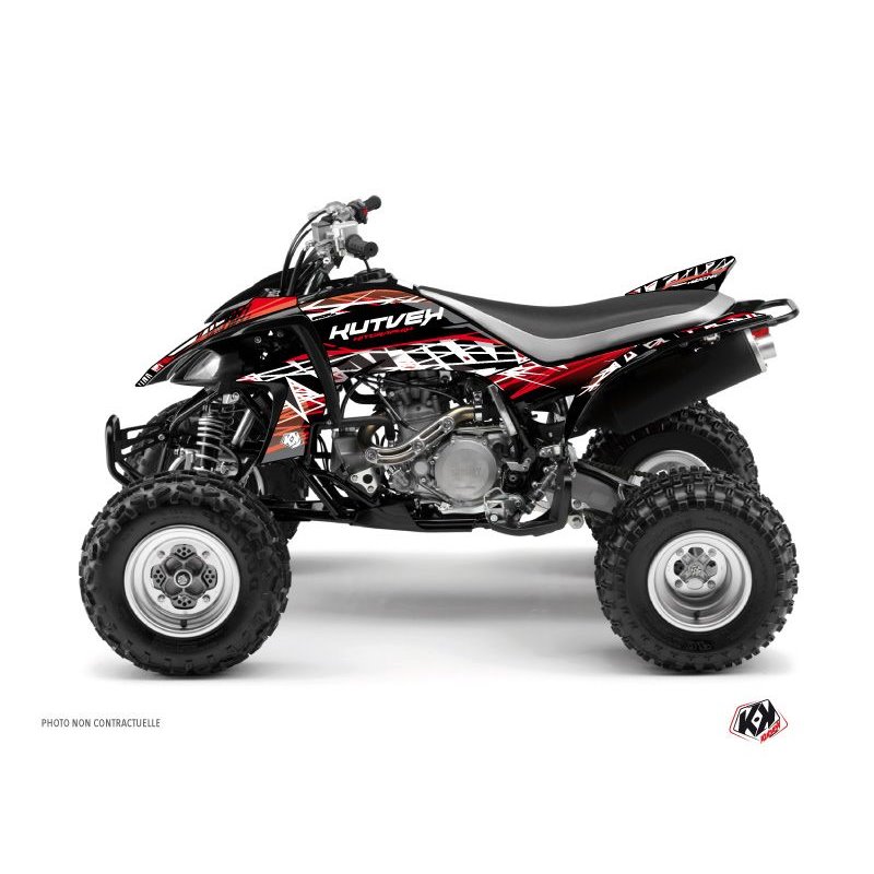 Kit Déco Quad Eraser Yamaha 450 YFZ Rouge Blanc (2004-2009)