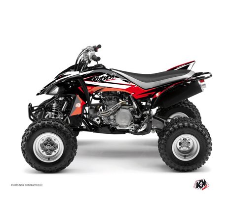 Kit Déco Quad Stage Yamaha 450 YFZ Noir Rouge (2004-2009)