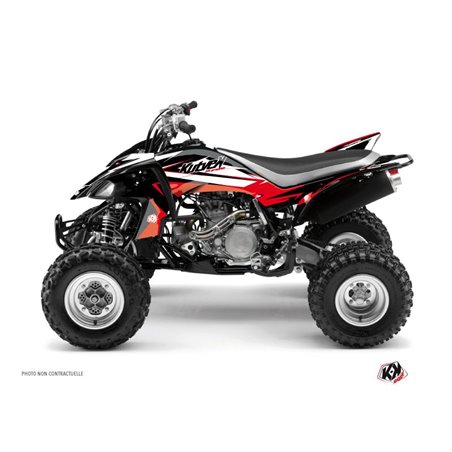 Kit Déco Quad Stage Yamaha 450 YFZ Noir Rouge (2004-2009)