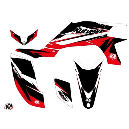 Kit Déco Quad Stage Yamaha 450 YFZ Noir Rouge (2004-2009)