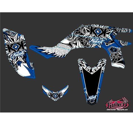 Kit Déco Quad Demon Yamaha 450 YFZ Bleu (2004-2009)