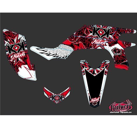 Kit Déco Quad Demon Yamaha 450 YFZ Rouge (2004-2009)