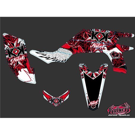 Kit Déco Quad Demon Yamaha 450 YFZ Rouge (2004-2009)
