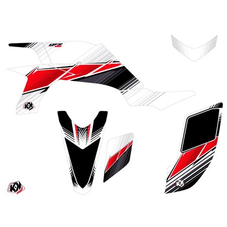 Kit Déco Quad Stripe Yamaha 450 YFZ Rouge (2012-2013)